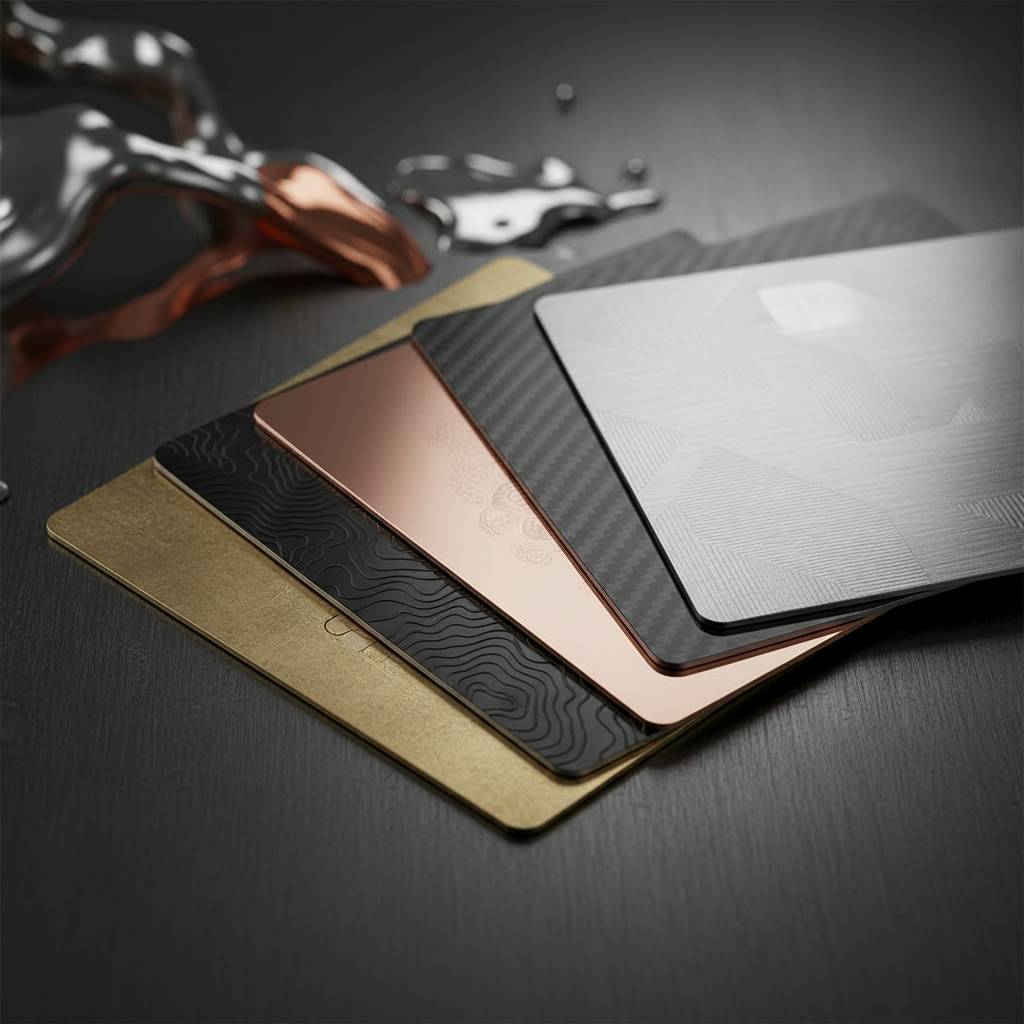 Our Metal Card Options and Finishes