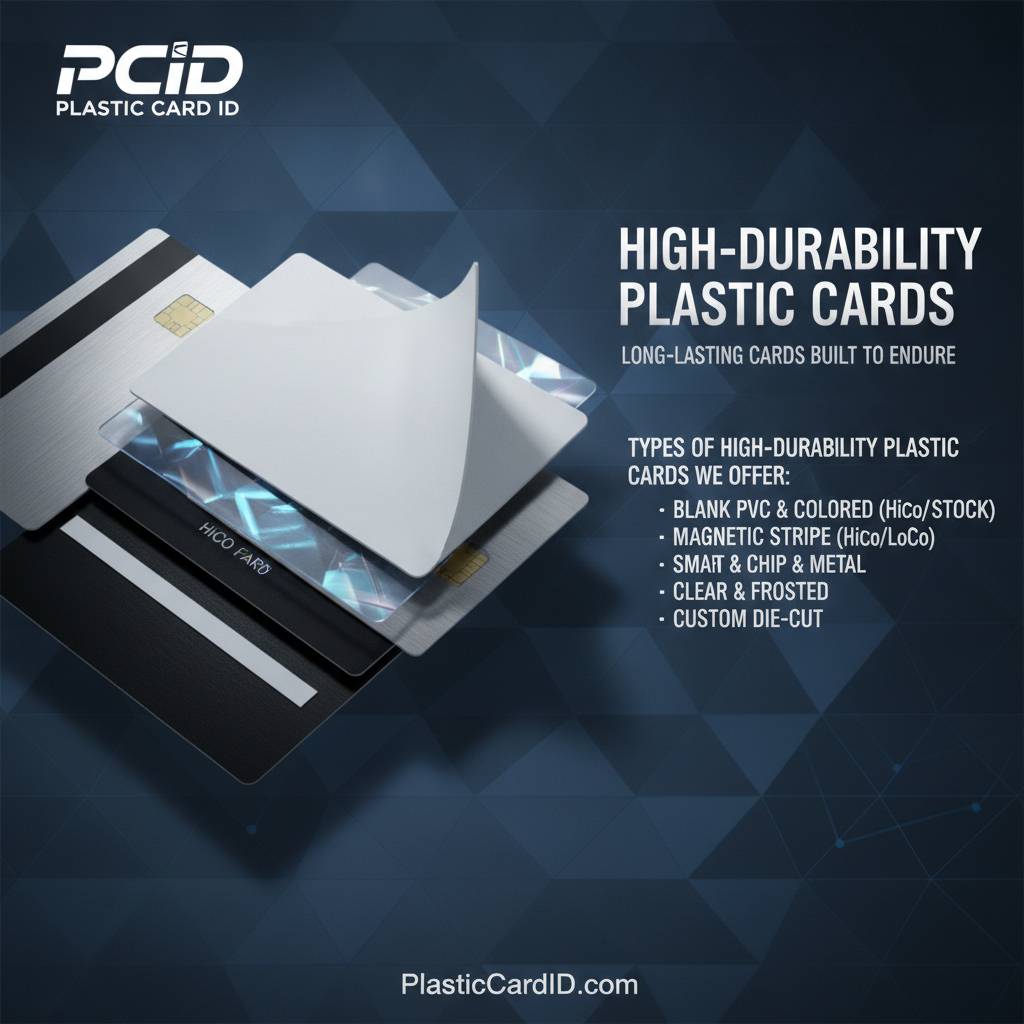 Types of High-Durability Plastic Cards We Offer