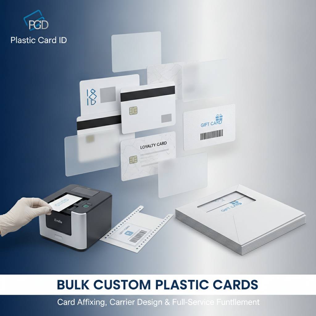 Card Affixing, Carrier Design, and Full-Service Fulfillment