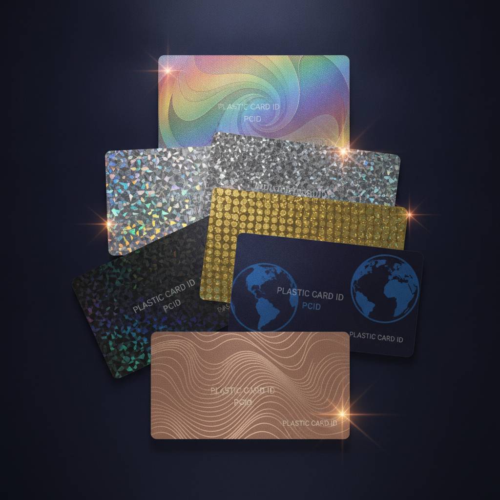 Holographic Plastic Cards: A Comparison of Finish Options