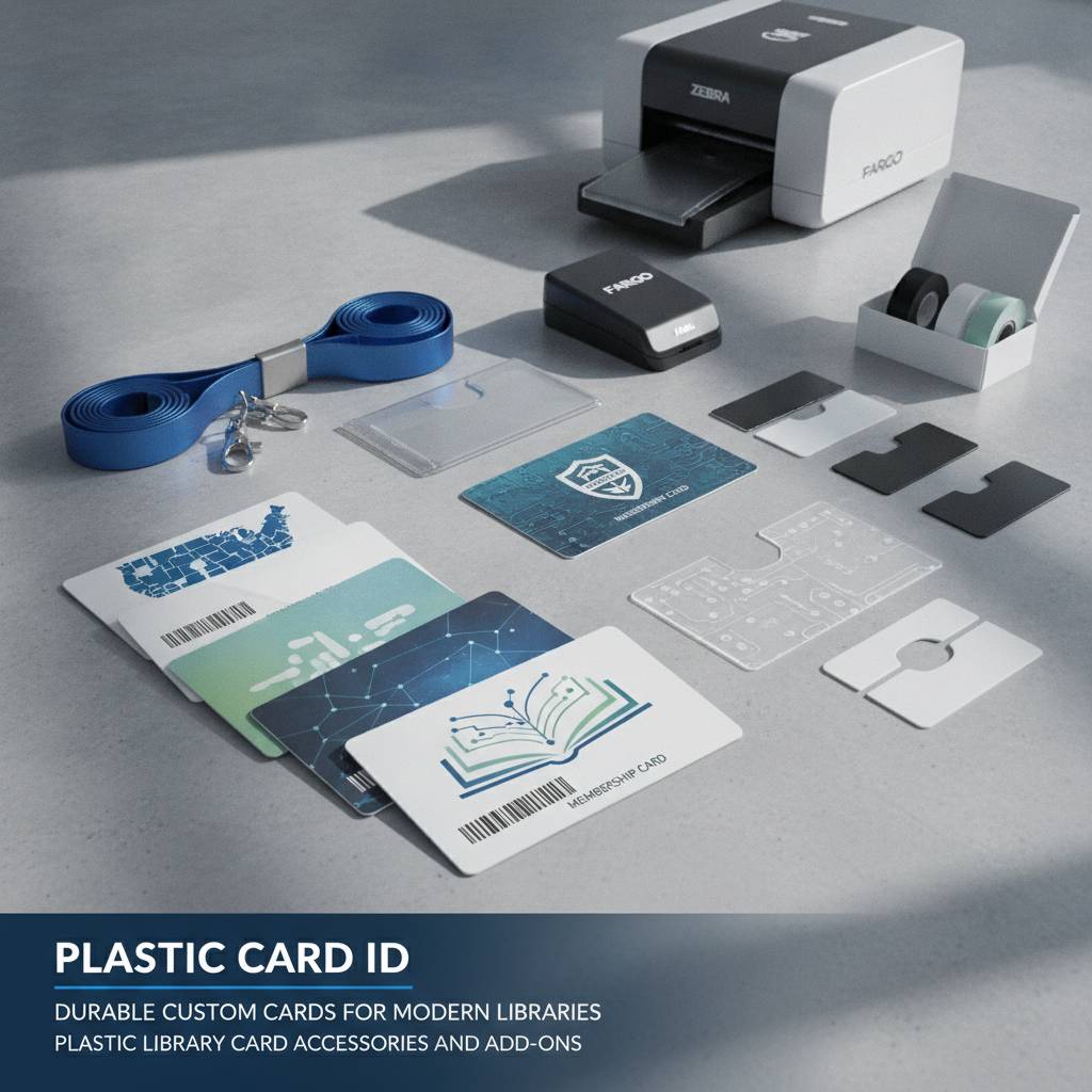 Plastic Library Card Accessories and Add-Ons